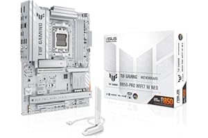 ASUS TUF Gaming B850-PRO WIFI7 W NEO AMD ATX Motherboard, 14+2+1 Power Stages, DDR5 with AEMP, Three M.2 Slots, PCIe 5.0 for 