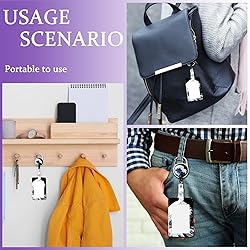 Onevenvi ID Badge Holder with Wave Lanyard, Art