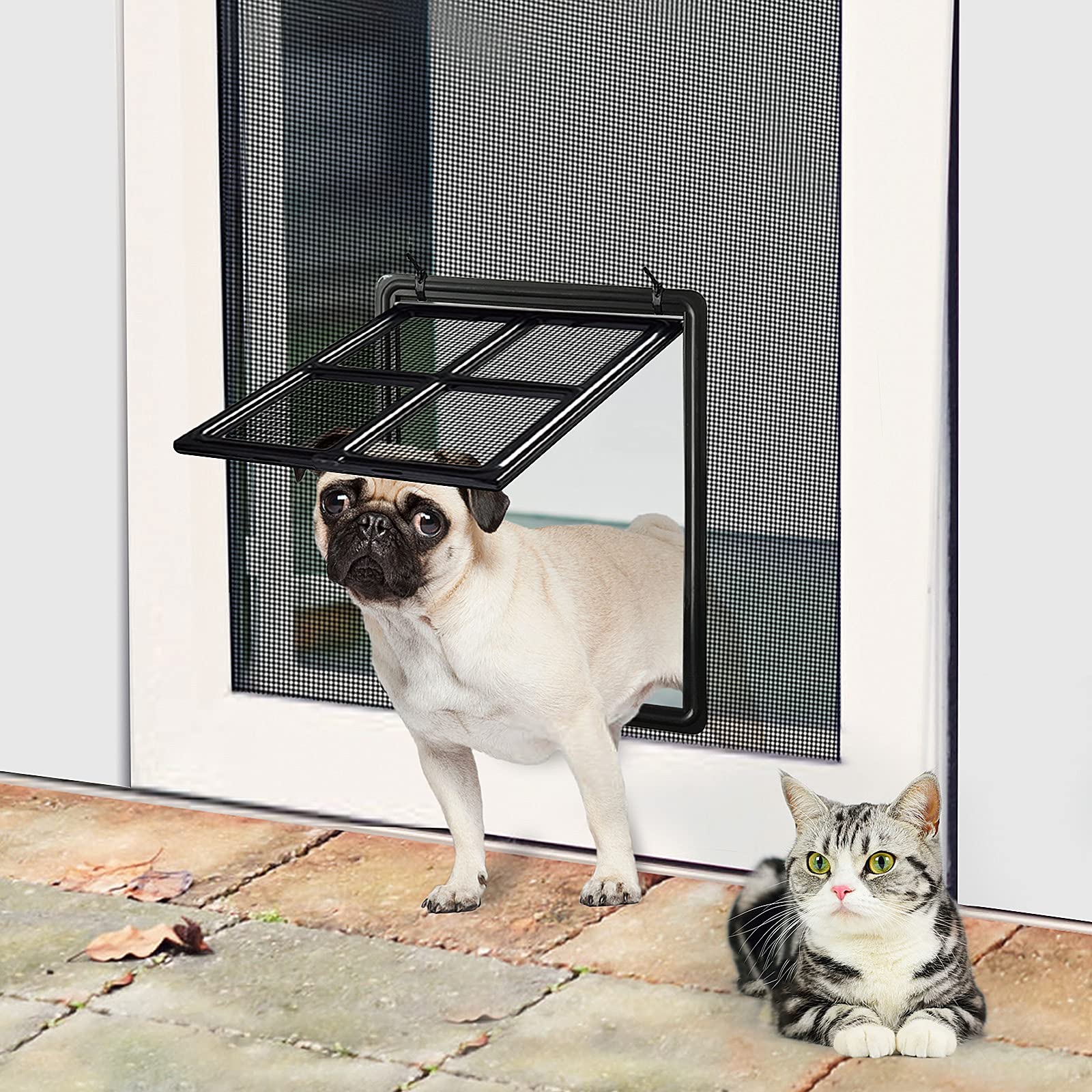 Namsan Pet Screen Door Inside Size 12x16 Inches Dog Screen Door for