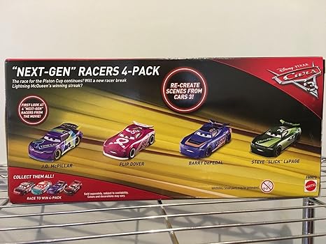 cars 3 next gen 4 pack