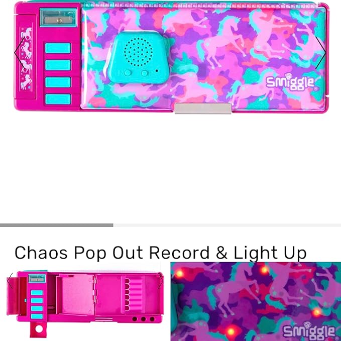 Smiggle Colourful Adventures pop Out Pencil case Purple Amazon.co.uk