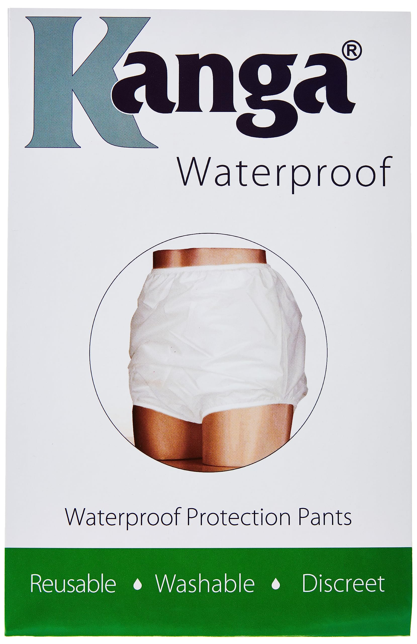 Kanga® Waterproof Pants | Large | 40”-42” 102-106cm | Unisex Washable Waterproof Nylon PU Plastic Pants