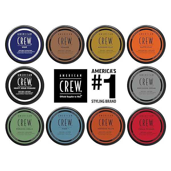 AMERICAN CREW MEN’S HAIR POMADE, LIKE STYLING GEL WITH HEAVY HOLD & HIGH SHINE, 3 OZ