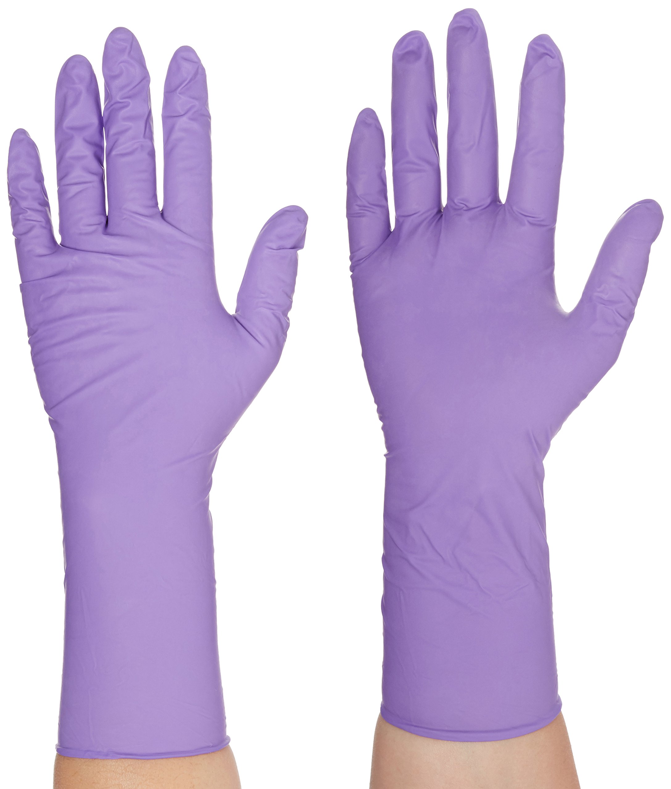 Kimberly Clark Safety 50602 Safeskin NitrileXtra Exam Gloves, 12" Length,
