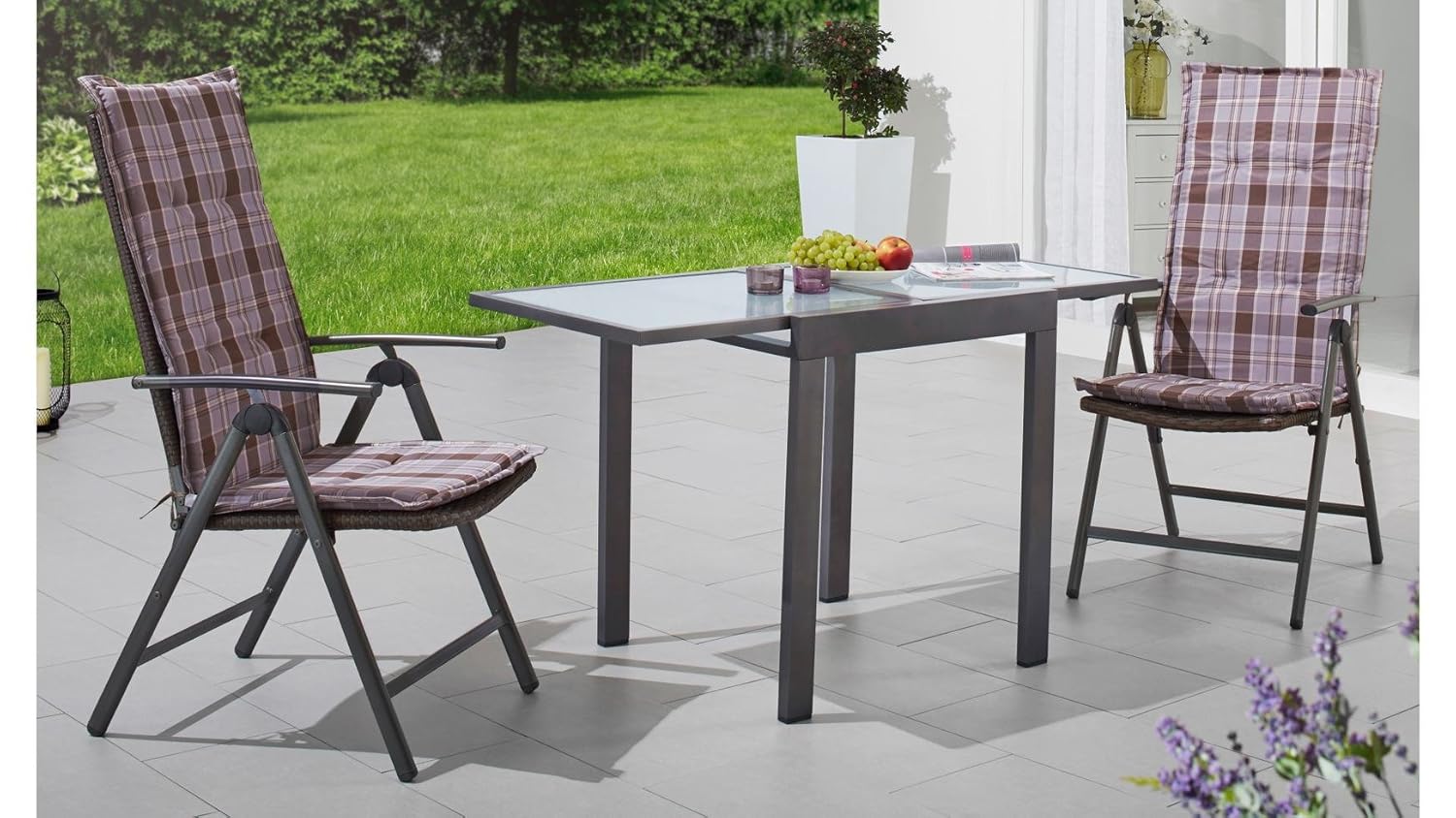Gartenmöbel Set Günstig Grau