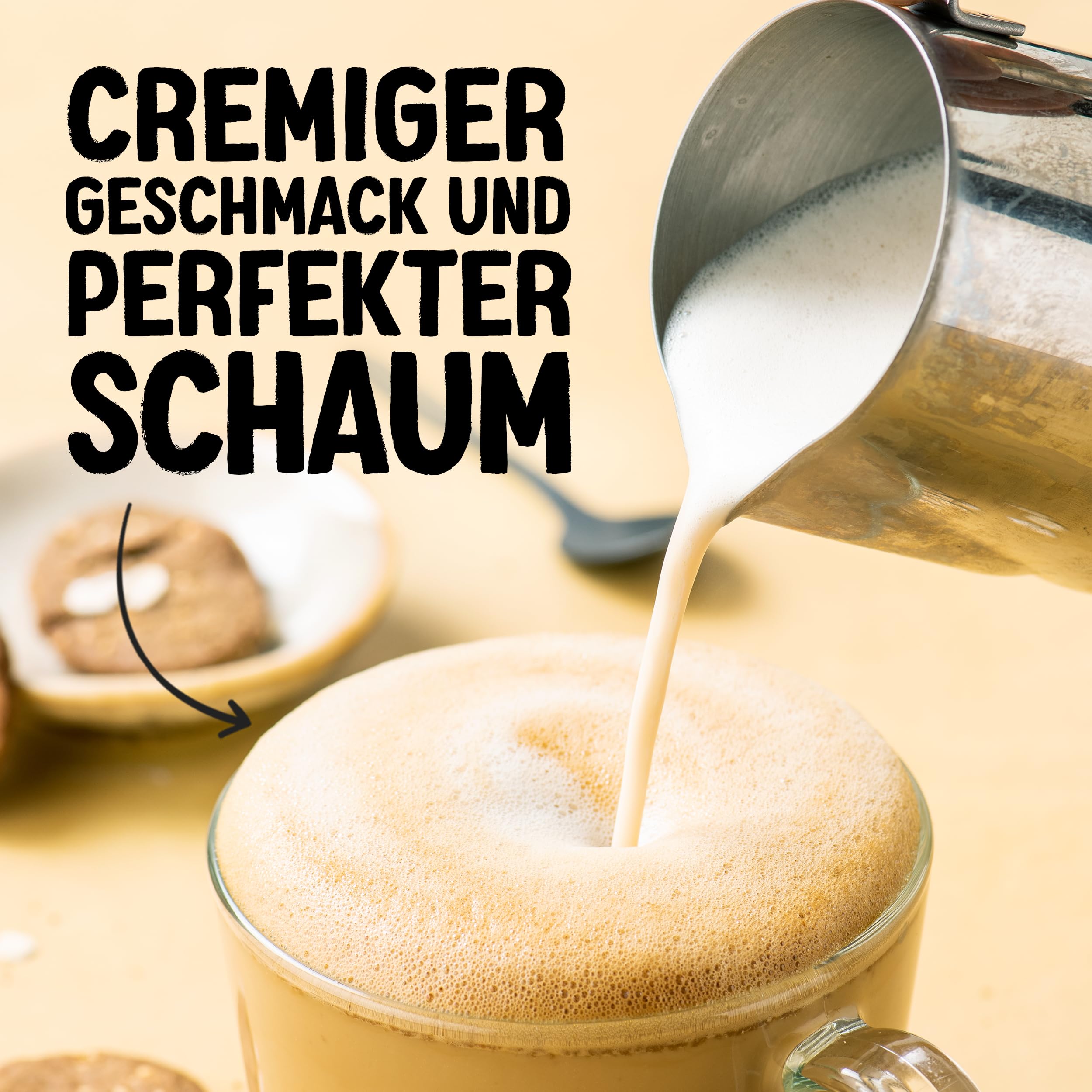 Alpro Barista Haferdrink – Zum Aufschäumen – Vegan und milchfrei – Von Natur aus laktosefrei – Reich an Ballaststoffen, Calcium und Vitaminen – 8 x 1 L – Haltbar 5