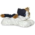 Aurora® Adorable Mini Flopsie™ Esmeralda™ Stuffed Animal - Playful Ease - Timeless Companions - White 8 Inches
