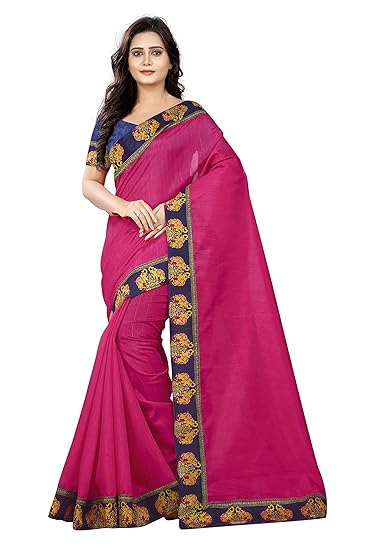 Silk with Blouse Piece Saree