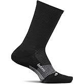 Feetures Merino 10 Ultra Light Cushion Mini Crew Sock - Wool Socks for Women & Men - (1 Pair)