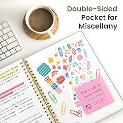 Taja Graph Spiral Journal Notebook for Women