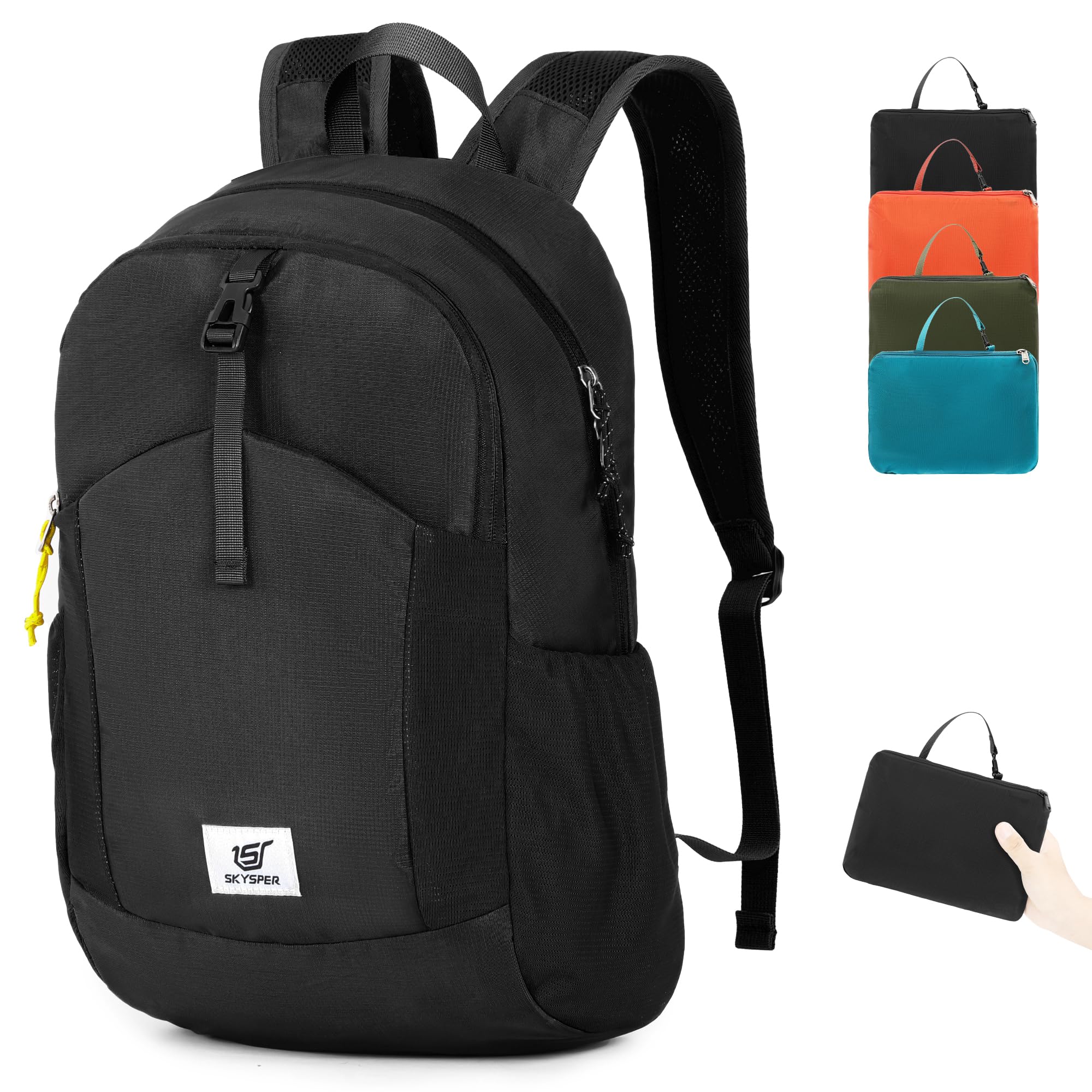 Photo 1 of SKYSPER Small Hiking Backpack for Men Women 20L RFID Packable Daypack Ultralight Foldable Back Pack Lightweight Collapsible Travel Day Pack
