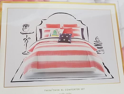 Amazon Com Kate Spade Rugby Stripe Comforter Set Twin Twin Xl