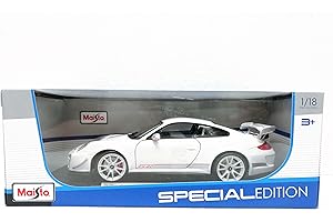 KOENIG-TOM Maisto Porsche 911 GT3 RS 4.0 White 1:18 Scale Car Special Edition