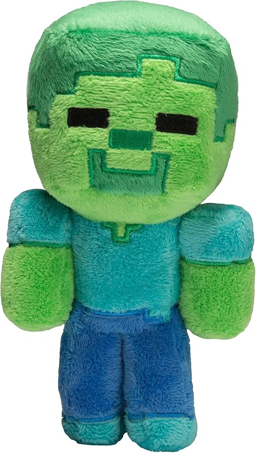 Minecraft 5893 8.5Inch Baby Zombie Plush Toy Amazon.co.uk Toys & Games