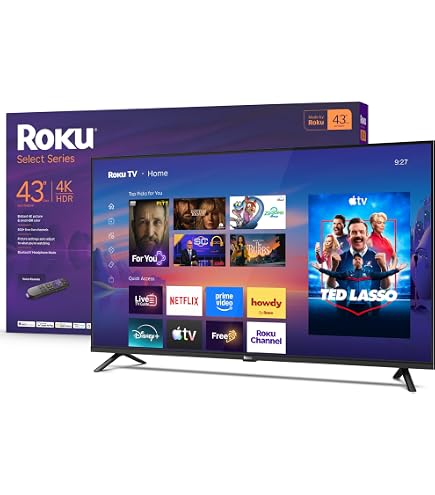 Amazon.com: TCL 43-Inch Class 4-Series 4K 2160P LED Smart Roku TV