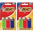 BIC Mini Lighter, Assorted Colors, 6-Pack (Packaging Varies)