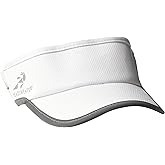 Headsweats Lightweight Performance Running Reflective Visor, White, One Size
