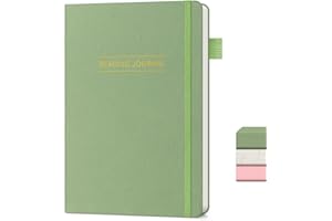 ARTAKE Reading Journal, Book Journal Reading Log for Book Lovers, Reading Log Journal with 60 Book Review and Track Your Reading, Gift Book, A5, Green