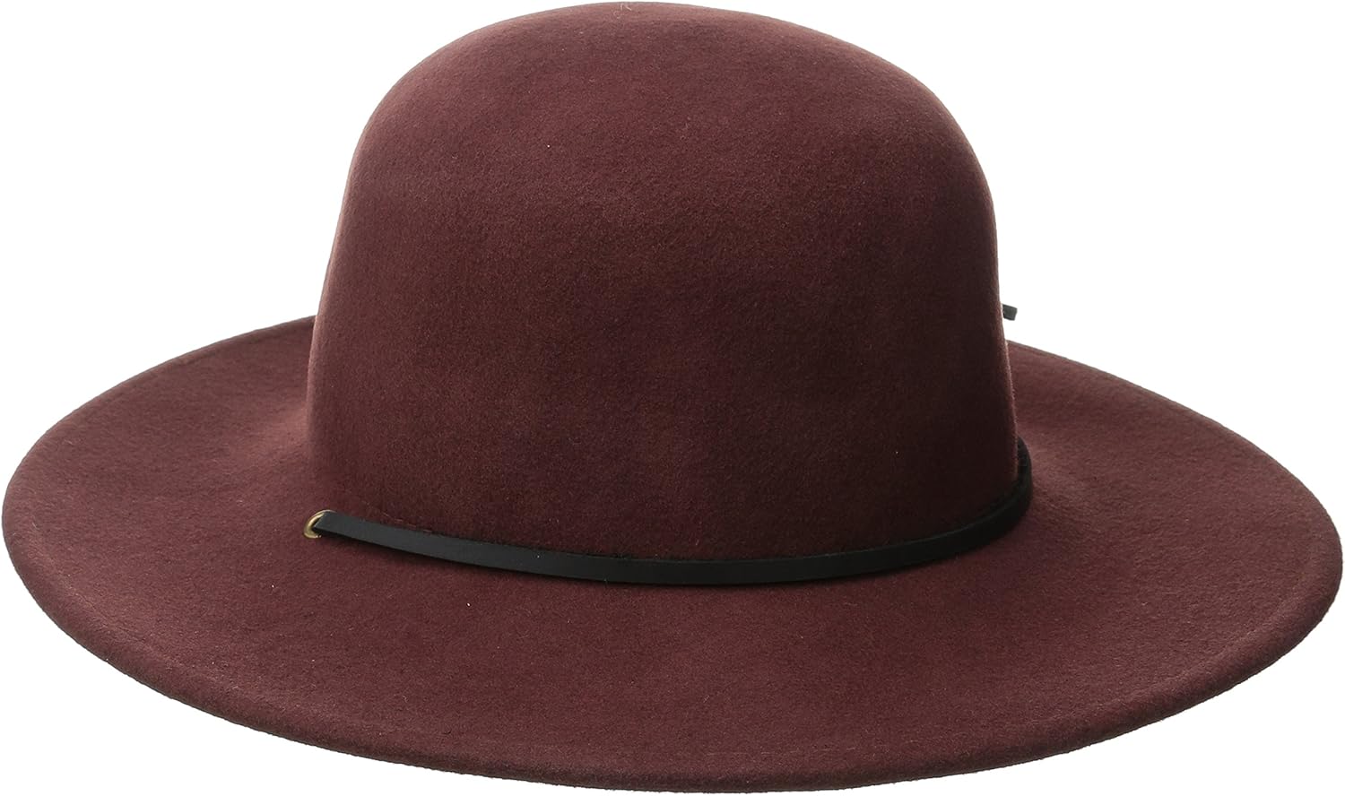 Brixton Men's Tiller Wide Brim Felt Fedora Hat: Clothing