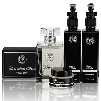 Fragrance & Beyond Ultimate Perfume Gift Set for Women- 5 piece set- Perfume, Body wash, Body lotion, Soap, Solid perfume