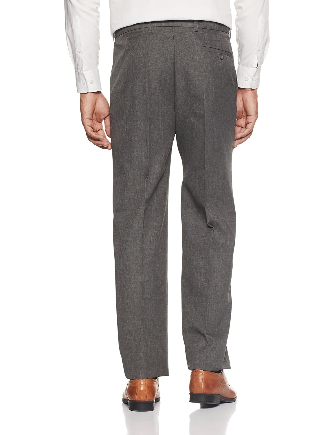 marks & spencer men's relaxed fit formal trousers