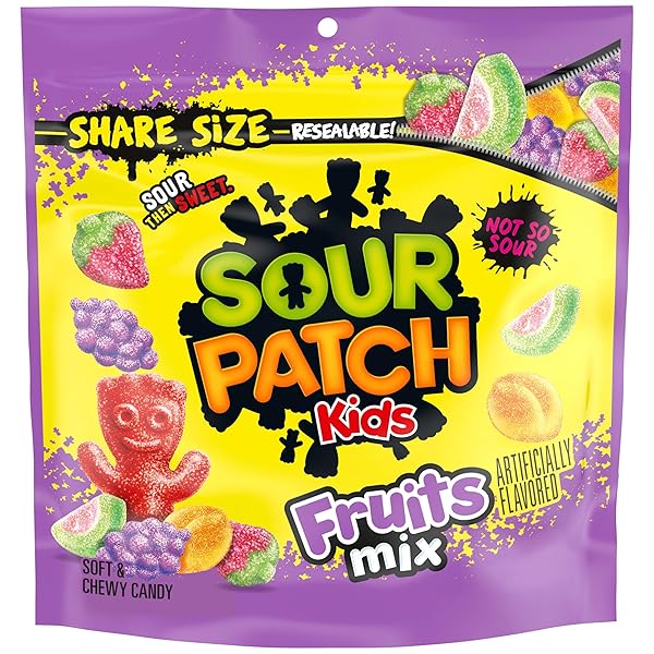 SOUR PATCH KIDS FRUITS MIX SOFT & CHEWY...