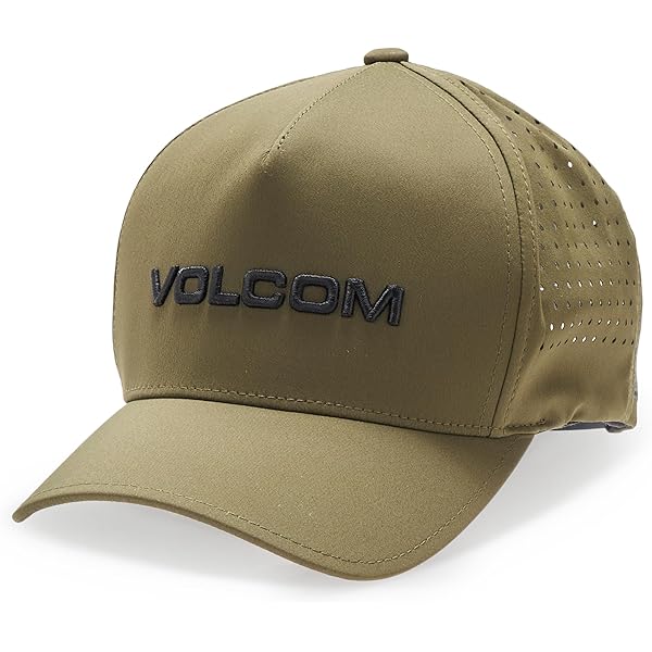 Amazon.com: Volcom Men's Full Stone Flexfit Stretch Hat, Iron Gate