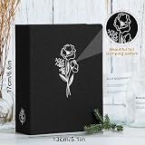Lanpn Small Photo Album 6x4 2 Packs 50 Photos Linen Top Loading Portrait 10x15cm view 2