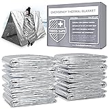 Swiss Safe 10 Pack Mylar Emergency Blankets for