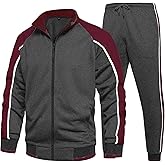 MANTORS Mens Track Suits 2 Piece Set Full Zip Tracksuit Sweat Suits