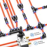 TAILONZ PNEUMATIC 6mm PU Air Hose 10m Orange 1 MPa BP 4/7 BSP Kit view 5