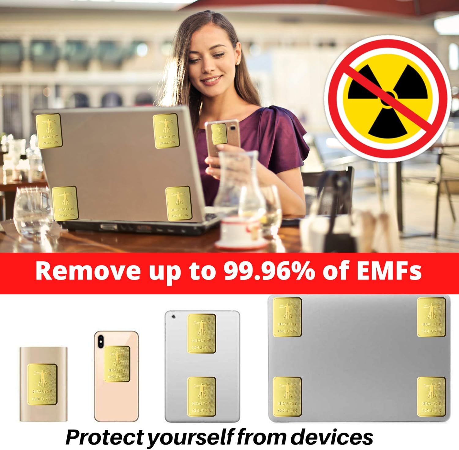 EMF Protection Cell Phone Blocker | Remove Radiation from Electronic Devices | Anti Radiation Stickers
