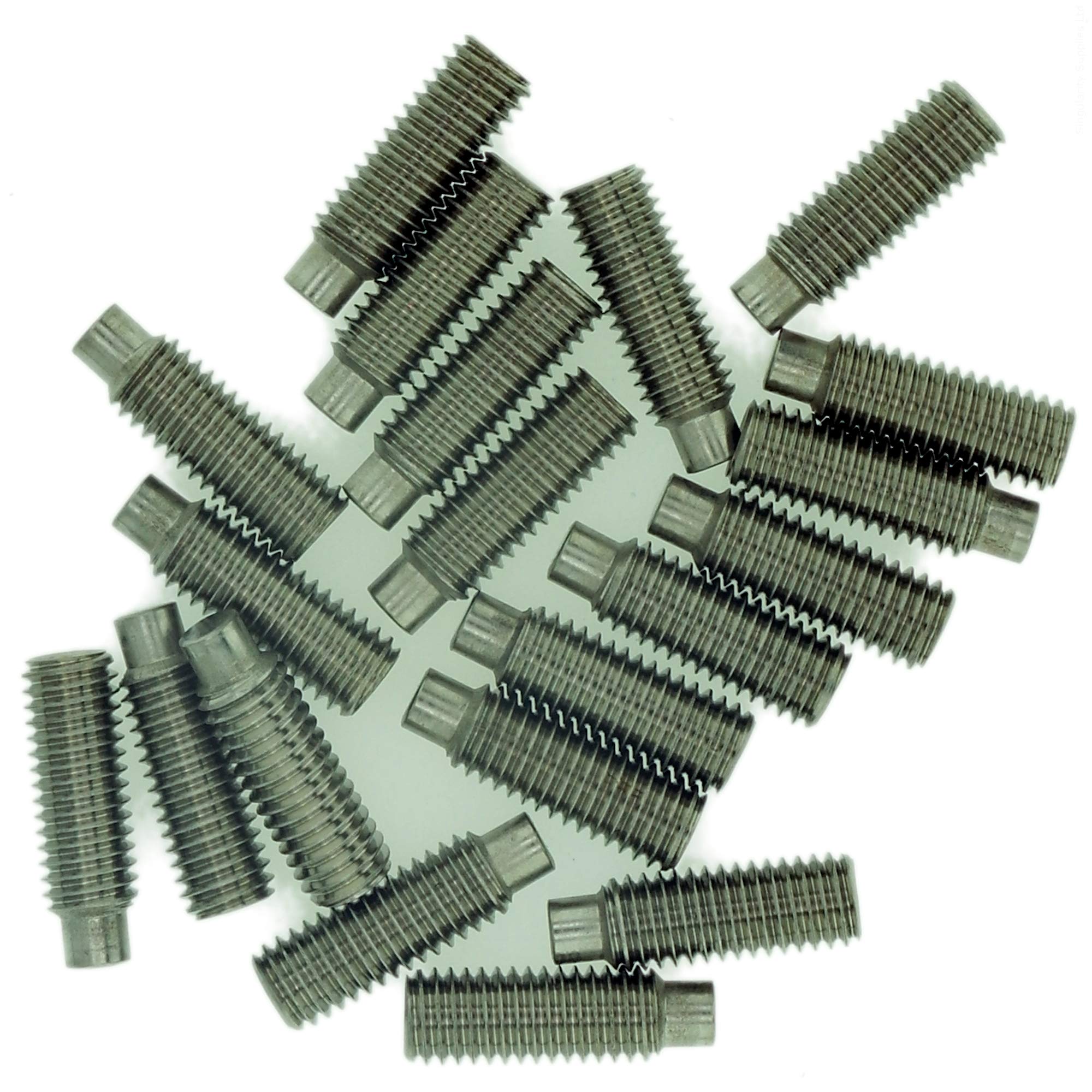 M5 (5mm x 12mm) Hex Socket Grub Screw (Dog Point) - Stainless Steel (A2) (Pack of 20)