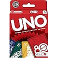 Mattel Games UNO Mattel 80th Ruby Red Card Game for Kids, Adults & Family Nights, Game Nights, Travel, Camping & Parties