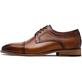 Jousen Mens Dress Shoes Leather Oxford Derby Shoe Formal Brogue Wingtip Dress Shoes for Men