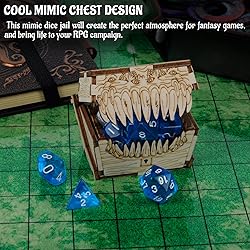 DND Mimic Chest Dice Jail Prison with a Random