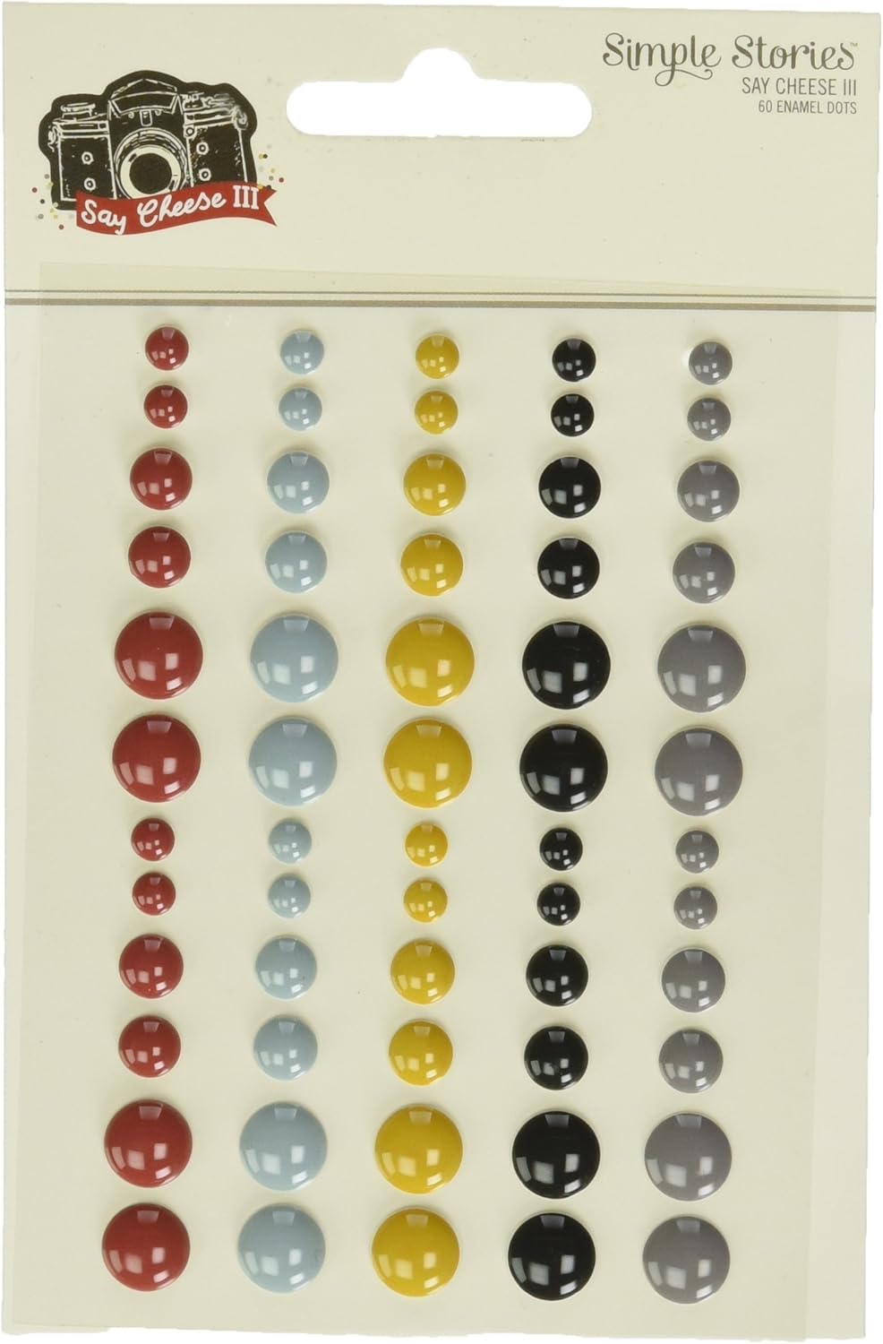Simple Stories Say Cheese III Enamel Dots