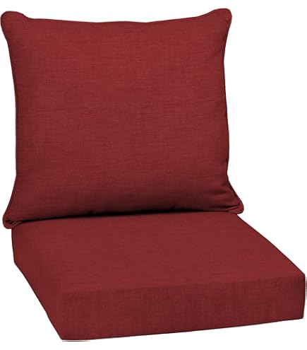 Arden Outdoor Deep Seat Cushion Set, 22 in x 24 in, Weather