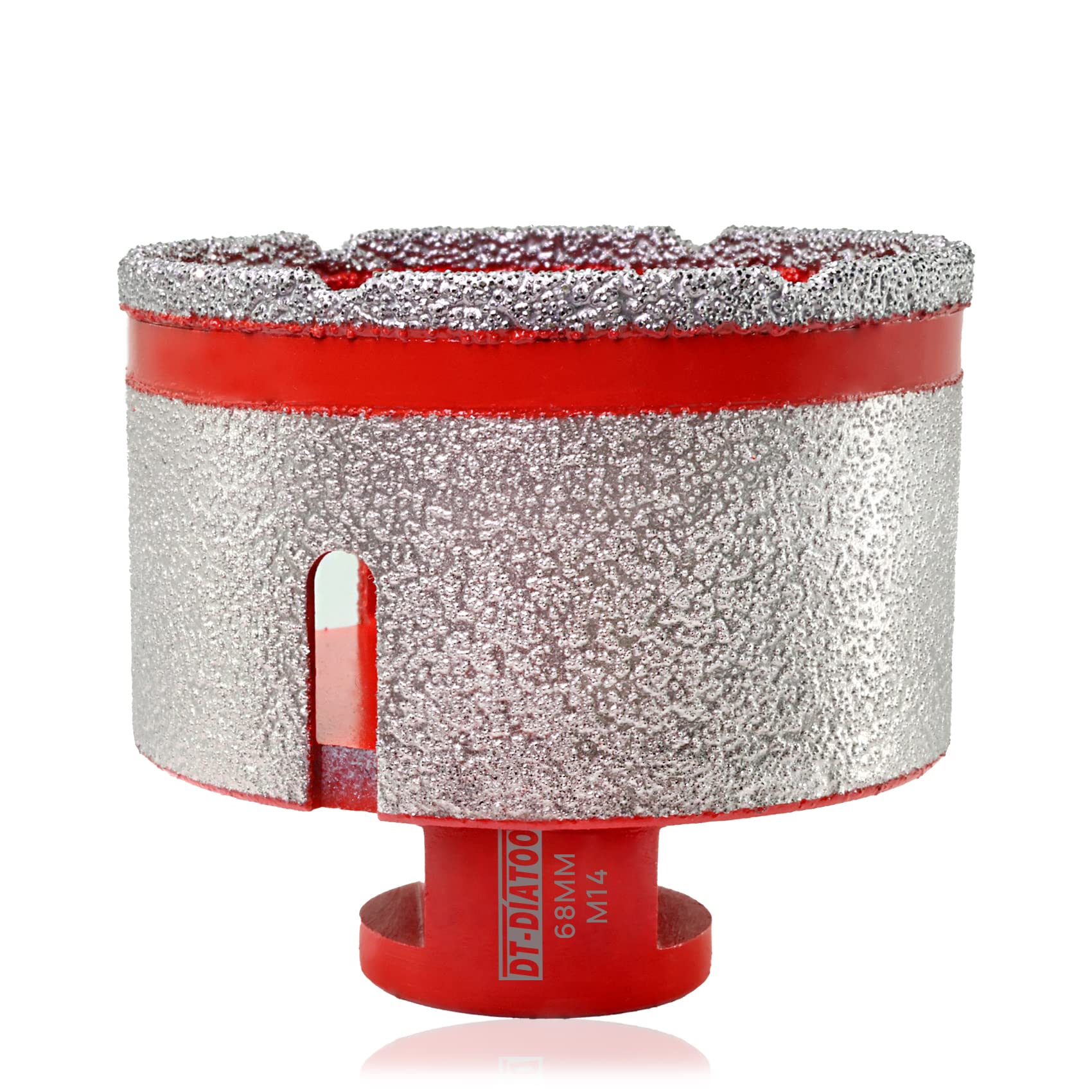 DT-DIATOOL Diamond Core Drill Bit Finger Bit 68mm for Drilling Enlarging Holes of Porcelain Tile Marble Artificial Stone