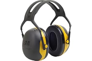 3M PELTOR Hearing Protection Earmuffs, X2 Series, Noise Protection NRR 24 dB, Construction, Manufacturing, Maintenance