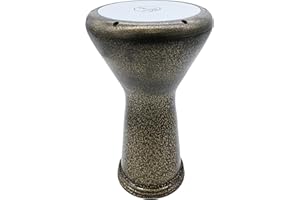 New ! Sombaty Darbuka Drum Gawharet El Fan 19.5" Metal Doumbek GEF Sombaty (Gold)