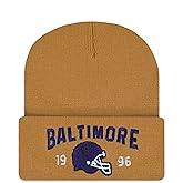 Beanie for Men Women Vintage Embroidered City Hats Apparel Gifts Classic Sport Beanie