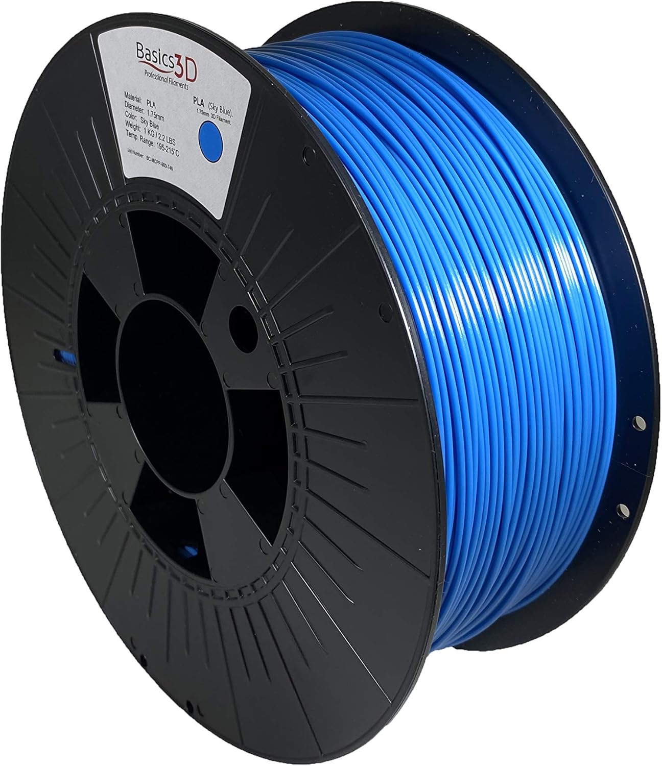 Basics 3D Professional 3D Printer Filament, PLA Bioplastic Composite