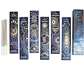 Carnatia Starry Spell Incense Sticks – Set of 6 Mystical Scents, 120 Premium Sticks for Creativity, Focus, Manifestation & Meditation | Natural, Slow-Burning for Spiritual Rituals & Self-Care!