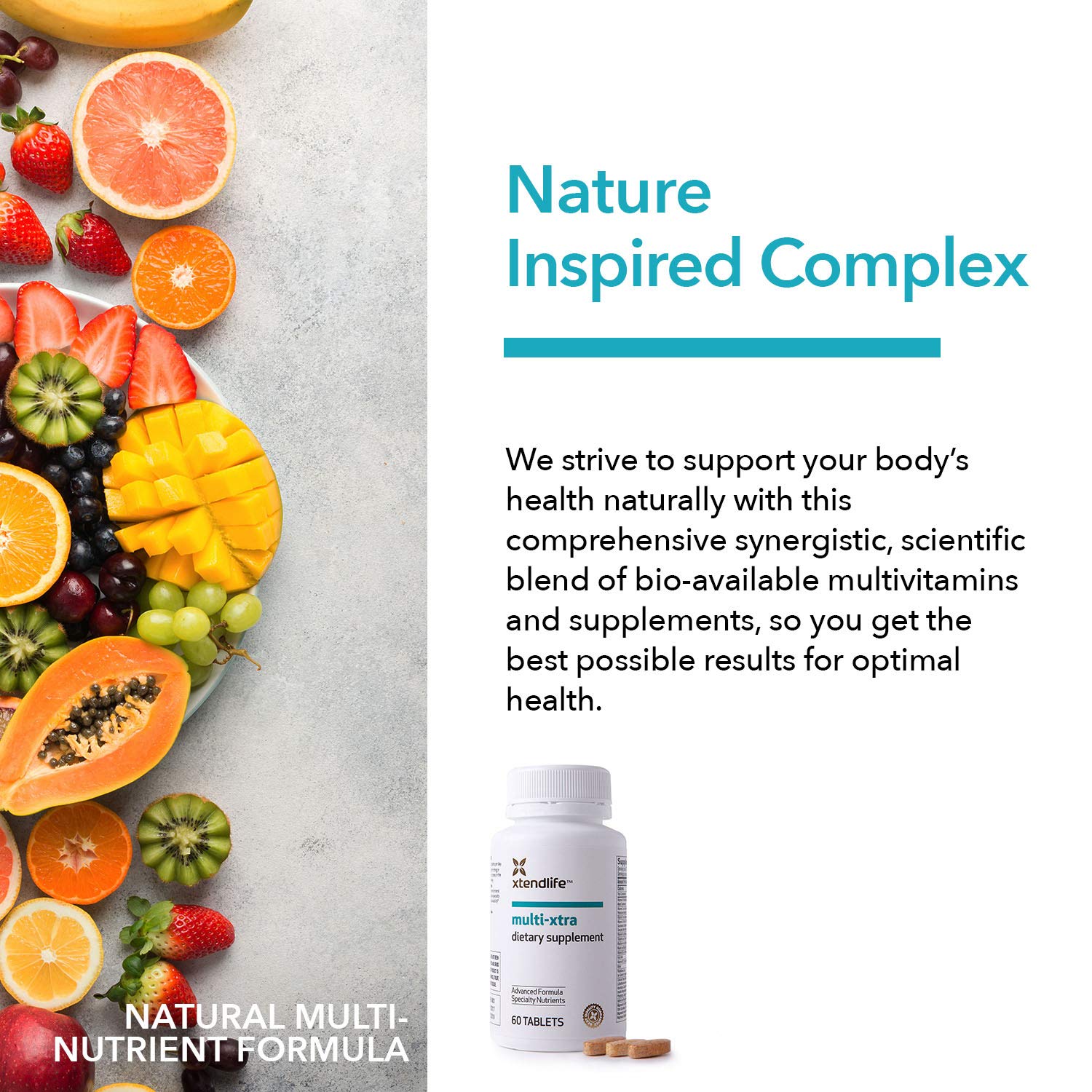 XtendLife MultiXtra Multivitamin for Women, Men, and Children, 48