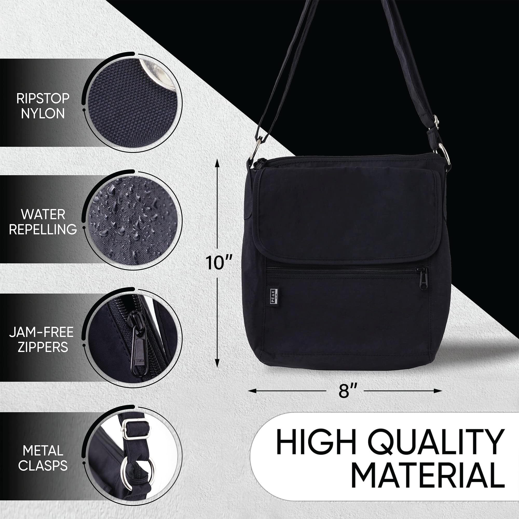 Mua Peak Gear Nylon Crossbody Purse with RFID Blocking Pocket and