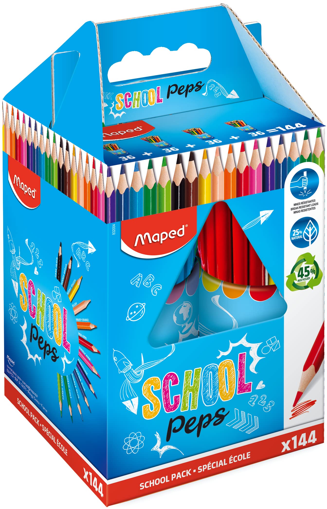 Maped Color Peps graphite pencil 144 pc(s)