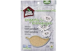 Club House, Quality Natural Herbs & Spices, Organic Ground Coriander, 28g