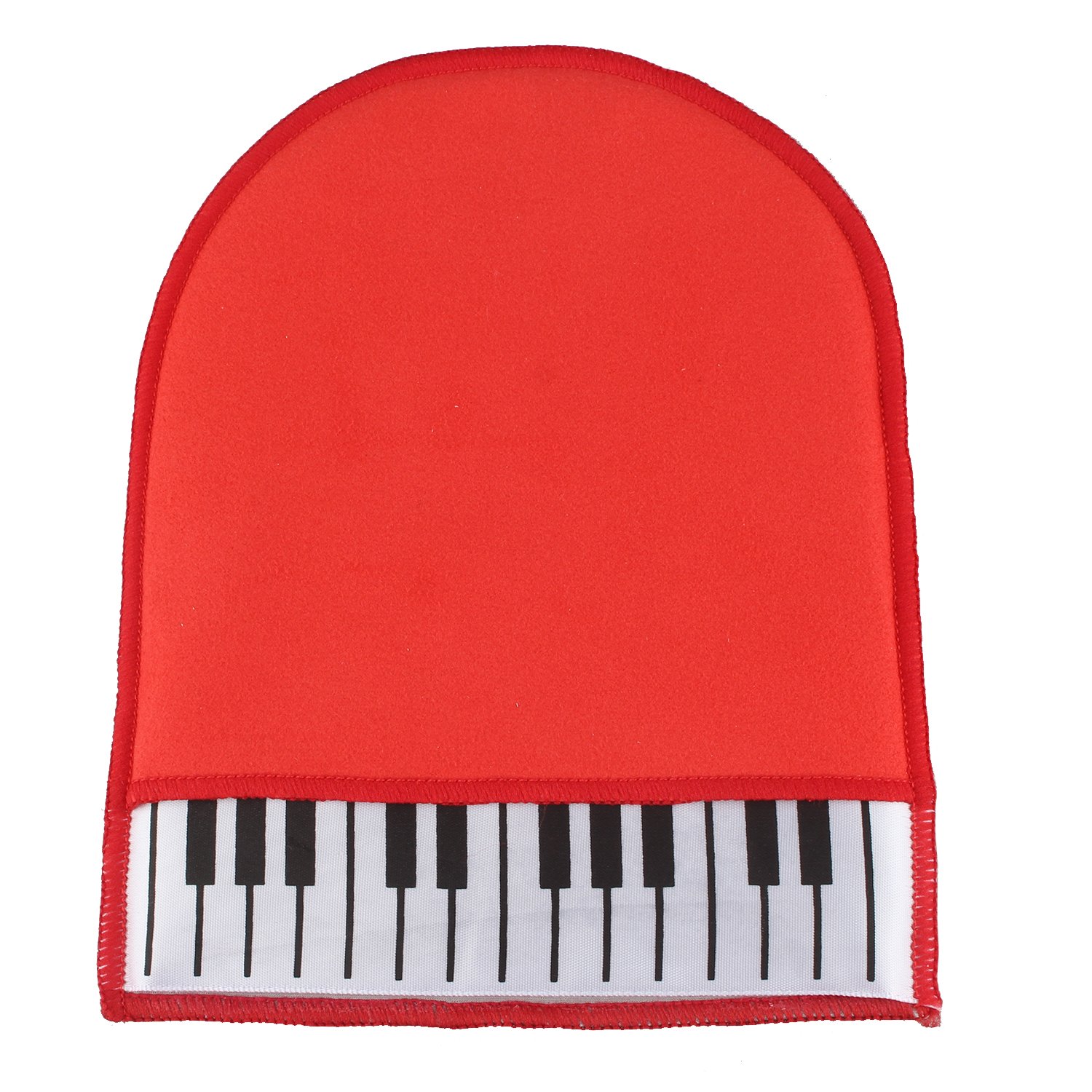 Futheda Piano Clean Glove Duster Cloth for Piano Cleaning Maintenance Musical Instrument Parts Red
