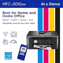 Brother MFC-J1010DW Wireless Color Inkjet